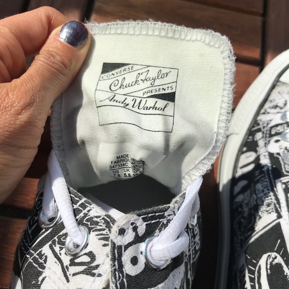 Andy Warhol Converse - Picture 8 of 8
